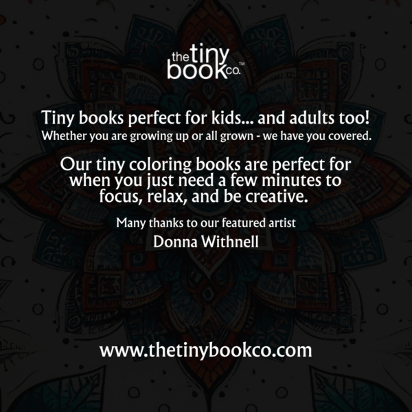 Spring Tiny Coloring Book