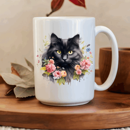 Black Cat Mug