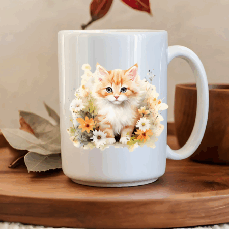 Orange Cat Mug