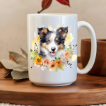 Collie dog Mug
