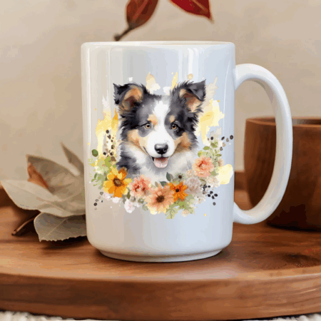 Collie dog Mug