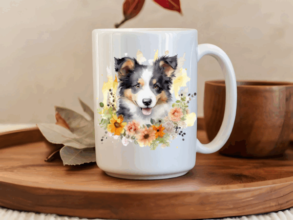Collie dog Mug