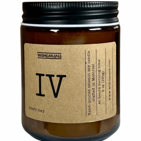 Wohumana IV – Comfy Cozy Candle | Coconut Soy Wax | Wood Wick