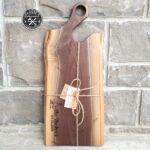 Live Edge Walnut Charcuterie Boards Personalized