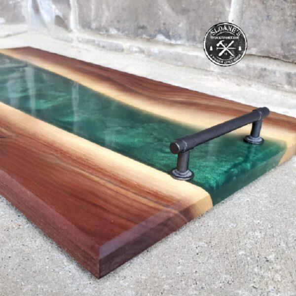 Walnut & Epoxy Resin Charcuterie Boards