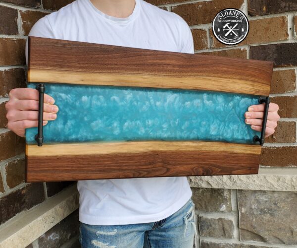 Walnut & Epoxy Resin Charcuterie Boards