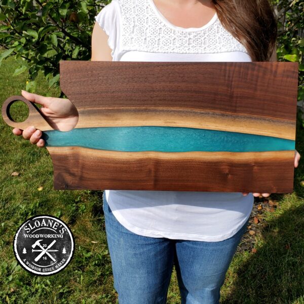Walnut & Epoxy Charcuterie Boards