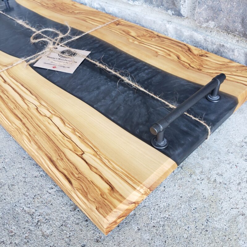Olive & Epoxy Resin Charcuterie Boards