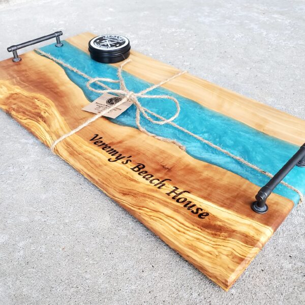 Olive & Epoxy Charcuterie Boards
