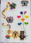 Quilling Love Bear Butterflies Painting