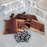 Live Edge Walnut Charcuterie Boards - Personalized