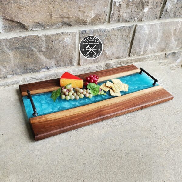 Walnut & Epoxy Resin Charcuterie Boards