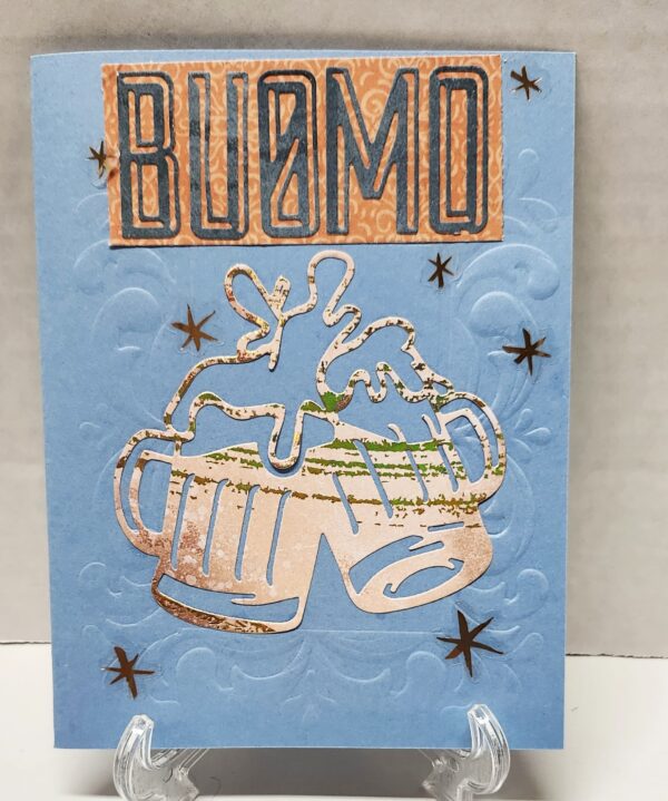 Cheers, Budmo, Greeting Card