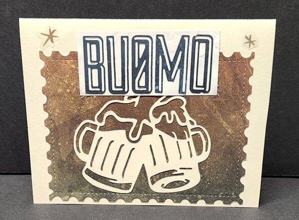 Cheers, Budmo, Greeting Card