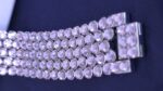 Bracelet embelished with genuine Czech crystals Preciosa. Color Mesmera.