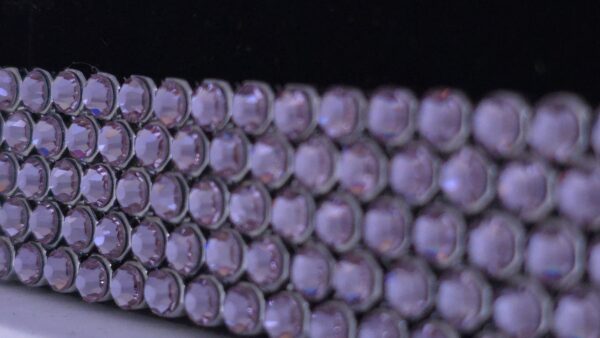Bracelet embelished with genuine Czech crystals Preciosa. Color Mesmera.