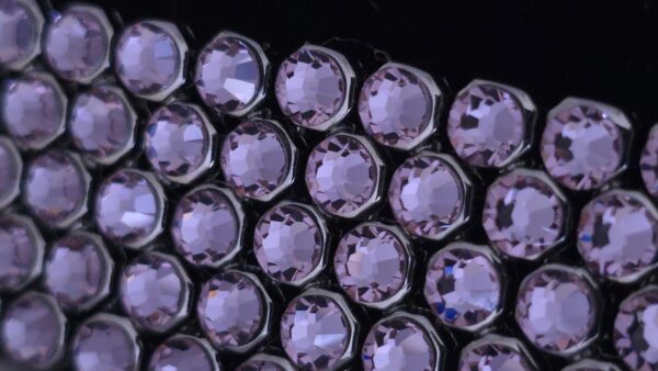 Bracelet embelished with genuine Czech crystals Preciosa. Color Mesmera.