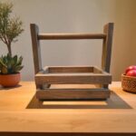 Small Pine Wooden Caddy