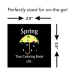 Spring Tiny Coloring Book