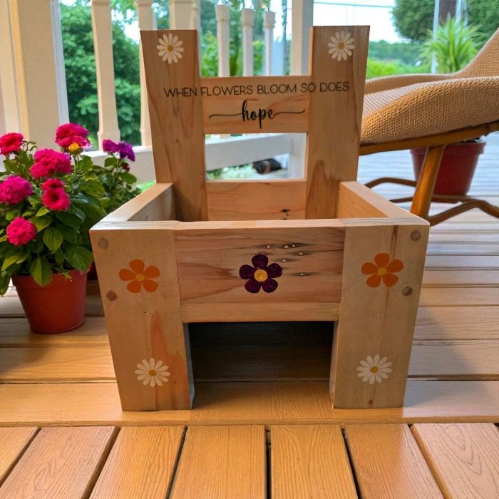 Farmhouse Chair Planter