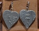 Handcrafted Heart Flower Earrings – Wear a Little Love