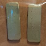 Introducing Our Elegant Sage Green Rectangle Earrings!