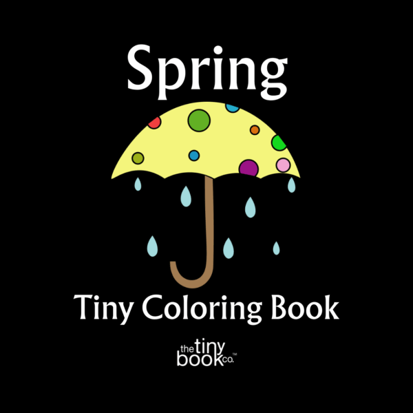 Spring Tiny Coloring Book