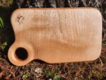 'Fishing Bear' wooden cutting board/charcuterie board