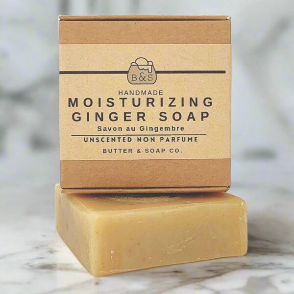 Natural White Tea and Ginger Soaps Vegan Handcrafted - Min Qty 3