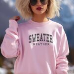Sweater Weather Embroidered Crewneck | Cozy Fall & Winter Sweatshirt