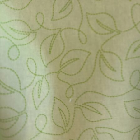 dot and leaves fabric apron