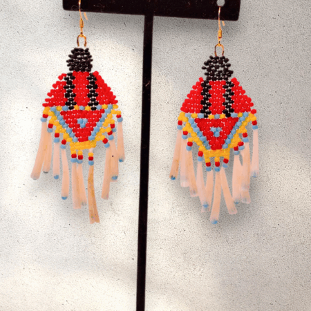 fancy shawl dancer earrings