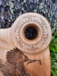 'Heron Dance' wooden cutting board/charcuterie board