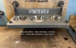 Floating Dog Bowl Feeder - Wall Mount Stylish Design for Modern Pet Dining - Space-Saving Dog Feeder & Bowl Combo