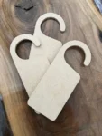 Raw Wood Door Hanger | Blank with Handle