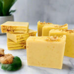 Natural White Tea and Ginger Soaps Vegan Handcrafted - Min Qty 3