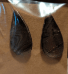 Introducing Midnight Elegance: Handcrafted Teardrop Earrings