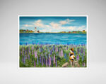 Lupines and Calico Daydream