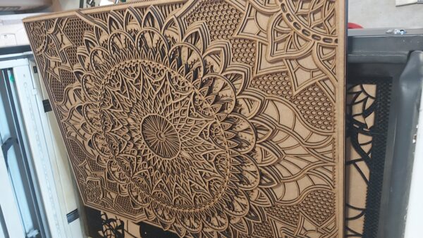 Boho Wall Design Multi Layered Masterpiece 36"x24"