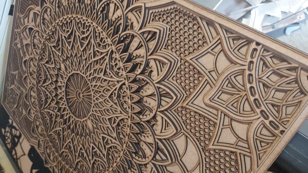 Boho Wall Design Multi Layered Masterpiece 36"x24"