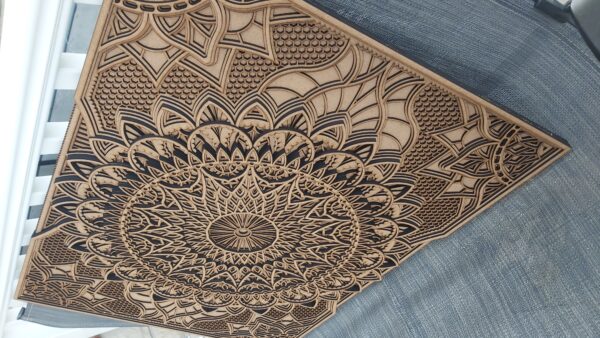 Boho Wall Design Multi Layered Masterpiece 36"x24"