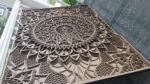 Boho Wall Design Multi Layered Masterpiece 36"x24"