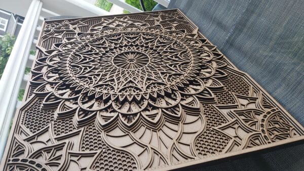 Boho Wall Design Multi Layered Masterpiece 36"x24"