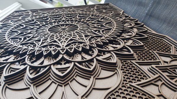 Boho Wall Design Multi Layered Masterpiece 36"x24"