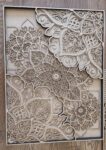 Boho Wall Design Multi Layered Masterpiece 36"x24"