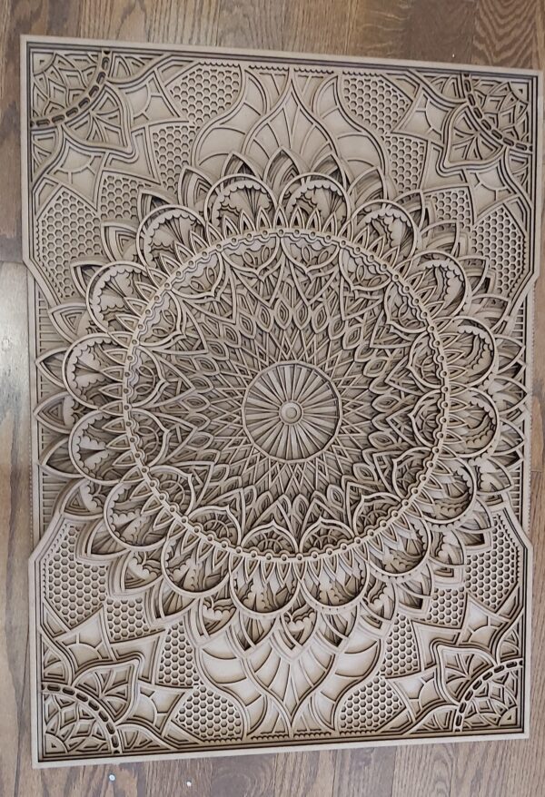 Boho Wall Design Multi Layered Masterpiece 36"x24"