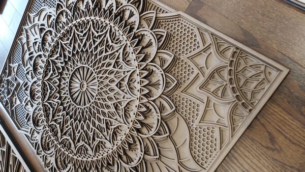 Boho Wall Design Multi Layered Masterpiece 36"x24"