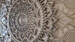 Boho Wall Design Multi Layered Masterpiece 36"x24"