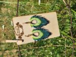 Boho Forest Fringe Beaded Earrings
