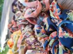 Kimono Scrunchie made of Japanese Vintage Kimono Fabric Hair Accessory antique kimono silk repurposed kimono remake upcycling